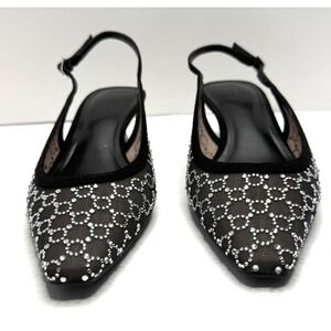 I.N.C. International Concepts Gemini Mid Heel Slingback Pumps Black 9M NWT/BOX